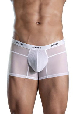 Clever Moda Men's Underwear 1673 Legend Trunks Color White thumbnail 2