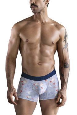 Clever Moda Men's Underwear 1723 Coney Trunks Color Blue thumbnail 2