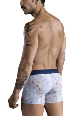 Clever Moda Men's Underwear 1723 Coney Trunks Color Blue thumbnail 3