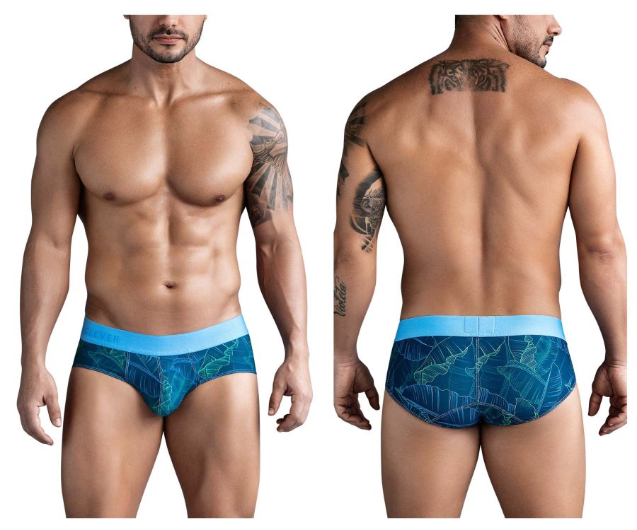 Clever Moda Men's Underwear 1728 Shape Briefs Color Dark Blue
