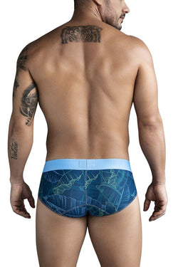 Clever Moda Men's Underwear 1728 Shape Briefs Color Dark Blue thumbnail 3