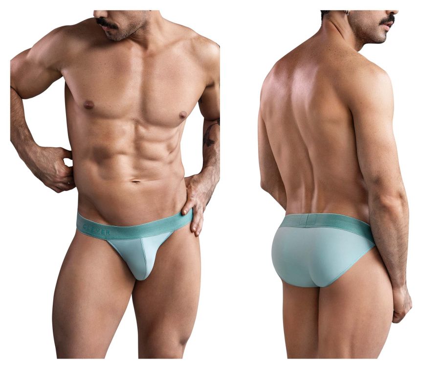 Clever Moda Men's Underwear 1749 Eco Bikini Color Green