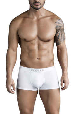 Clever Moda Men's Underwear 1752 Victor Trunks Color White thumbnail 2