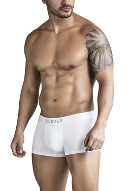 Clever Moda Men's Underwear 1752 Victor Trunks Color White thumbnail 4