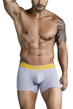 Clever Moda Men's Underwear 1755 Diseno Trunks Color Gray thumbnail 4