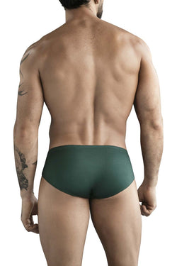 Clever Moda Men's Underwear 1775 Optimo Briefs Color Dark Green thumbnail 3