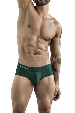 Clever Moda Men's Underwear 1776 Venecia Briefs Color Dark Green thumbnail 2