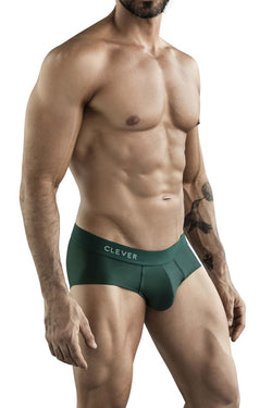 Clever Moda Men's Underwear 1776 Venecia Briefs Color Dark Green thumbnail 4