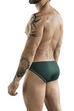 Clever Moda Men's Underwear 1782 Argovia Briefs Color Dark Green thumbnail 3
