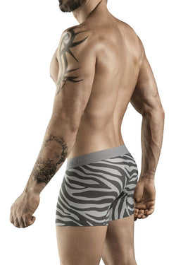 Clever Moda Men's Underwear 1800 Cebra Trunks Color Gray thumbnail 3