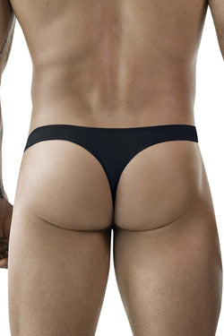 Clever Moda Men's Underwear 1830 Desirable Thongs Color Black thumbnail 3