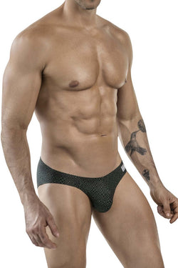 Clever Moda Men's Underwear 1853 Laberin Bikini Color Black thumbnail 4