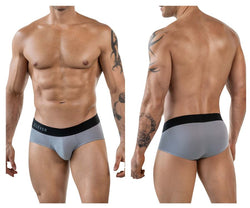 Clever Moda Men's Underwear 1862 Oneal Briefs Color Gray thumbnail 1