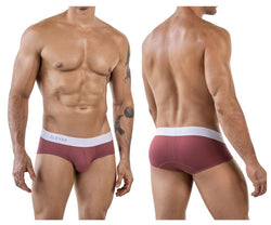 Clever Moda Men's Underwear 1863 Lecler Briefs Color Grape thumbnail 1