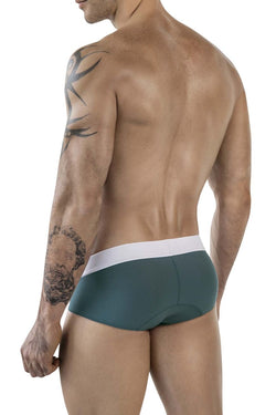 Clever Moda Men's Underwear 1863 Lecler Briefs Color Green thumbnail 3