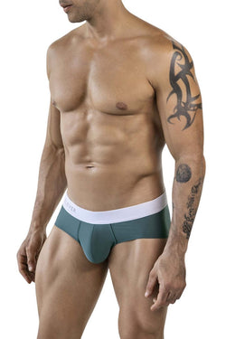 Clever Moda Men's Underwear 1863 Lecler Briefs Color Green thumbnail 4