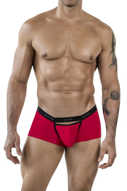Clever Moda Men's Underwear 1866 Tokio Trunks Color Red thumbnail 3