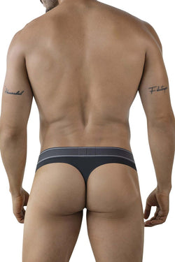 Clever Moda Men's Underwear 2008 Raw Thongs Color Dark Gray thumbnail 3