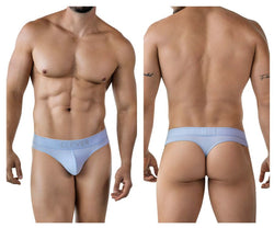 Clever Moda Men's Underwear 2008 Raw Thongs Color Light Blue thumbnail 1