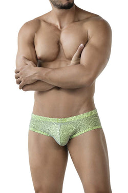 Clever Moda Men's Underwear 2017 Neon Briefs Color Green thumbnail 2