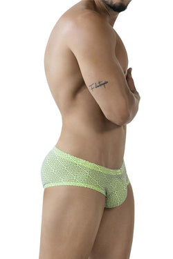 Clever Moda Men's Underwear 2017 Neon Briefs Color Green thumbnail 4