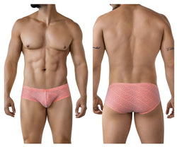 Clever Moda Men's Underwear 2017 Neon Briefs Color Orange thumbnail 1