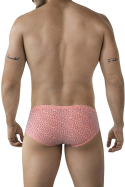 Clever Moda Men's Underwear 2017 Neon Briefs Color Orange thumbnail 3