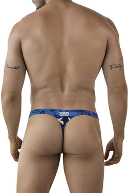 Clever Moda Men's Underwear 2023 Almeria Thongs Color Blue thumbnail 3