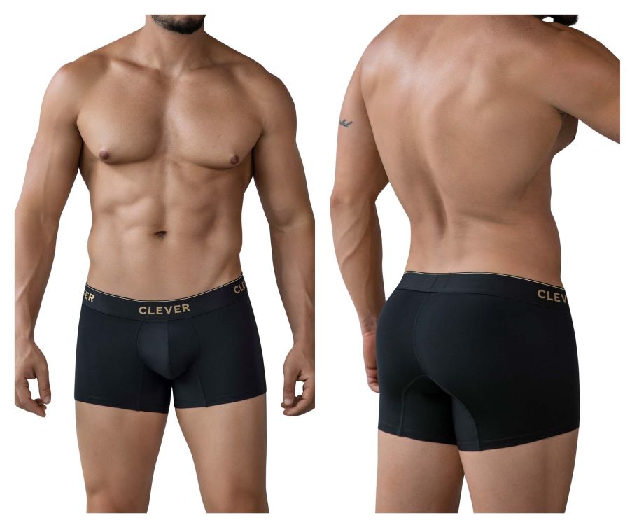 Clever Moda Men's Underwear 2026 Valladolid Trunks Color Black