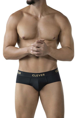 Clever Moda Men's Underwear 2028 Valladolid Briefs Color Black thumbnail 2