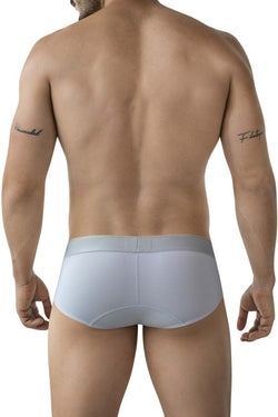 Clever Moda Men's Underwear 2028 Valladolid Briefs Color Gray thumbnail 3
