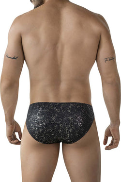 Clever Moda Men's Underwear 2039 Galaxy Briefs Color Black thumbnail 3