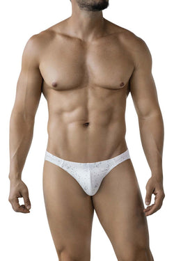 Clever Moda Men's Underwear 2039 Galaxy Briefs Color White thumbnail 2