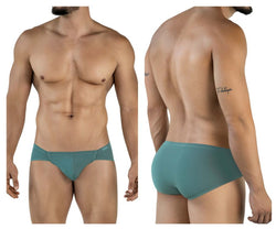 Clever Moda Men's Underwear 2043 Mendoza Briefs Color Green thumbnail 1