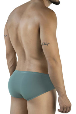 Clever Moda Men's Underwear 2043 Mendoza Briefs Color Green thumbnail 3