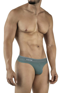Clever Moda Men's Underwear 2044 Mendoza Thongs Color Green thumbnail 4