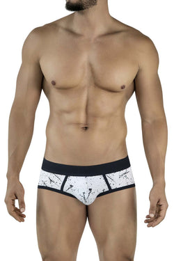 Clever Moda Men's Underwear 2051 Brochazos Briefs Color Black thumbnail 2