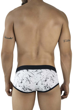 Clever Moda Men's Underwear 2051 Brochazos Briefs Color Black thumbnail 3