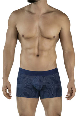 Clever Moda Men's Underwear 2054 Navy Trunks Color Dark Blue thumbnail 2