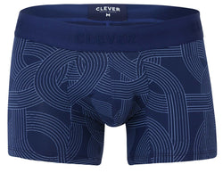 Clever Moda Men's Underwear 2054 Navy Trunks Color Dark Blue thumbnail 4