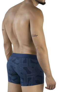Clever Moda Men's Underwear 2054 Navy Trunks Color Dark Blue thumbnail 3