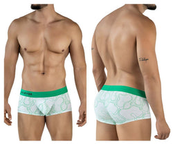 Clever Moda Men's Underwear 2056 Maze Trunks Color Green thumbnail 1