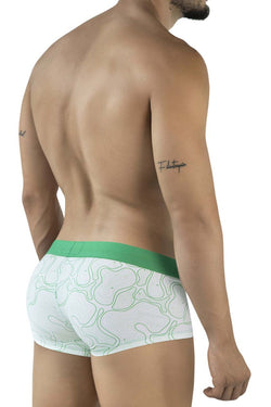 Clever Moda Men's Underwear 2056 Maze Trunks Color Green thumbnail 3