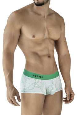 Clever Moda Men's Underwear 2056 Maze Trunks Color Green thumbnail 4