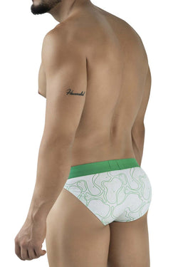 Clever Moda Men's Underwear 2057 Maze Bikini Color Green thumbnail 3