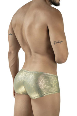 Clever Moda Men's Underwear 2061 Diamond Trunks Color Gold thumbnail 3