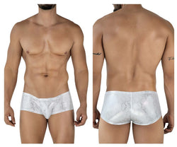 Clever Moda Men's Underwear 2061 Diamond Trunks Color Silver thumbnail 1