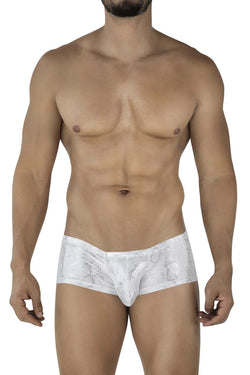 Clever Moda Men's Underwear 2061 Diamond Trunks Color Silver thumbnail 2