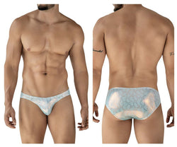 Clever Moda Men's Underwear 2062 Diamond Briefs Color Blue thumbnail 1