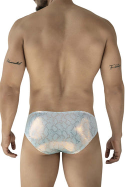 Clever Moda Men's Underwear 2062 Diamond Briefs Color Blue thumbnail 3